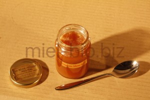 Miel de Bruyères blanches bio pot de 125g ouvert