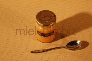 Miel de Bruyère bio pot de 125g dessus