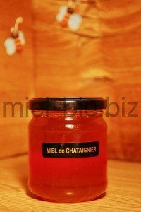 Miel de Chataignier bio pot de 250g