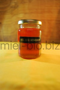 Miel de Chataignier bio pot de 125g