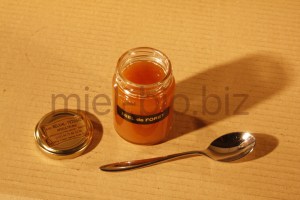 Miel de Foret bio pot de 125g ouvert
