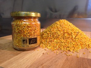 pollen sec bio produit en France Pot 125g de face